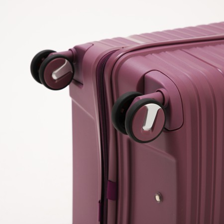Big suitcase 28 ", lightning department, code lock, 4 wheels, purple color-6