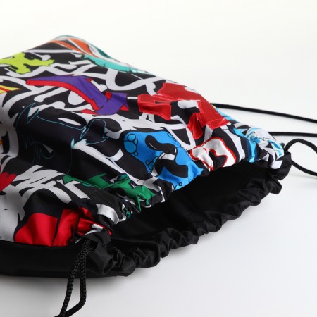 Back for shoes on the lace, black/multi -colored color-2