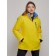 Ski jacket female, size 46, yellow color