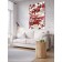 Decorative panel with photo printing "Ripe flowers", vertical, size 150x200 cm