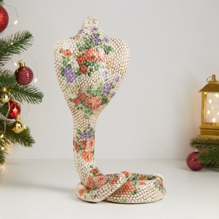 Figure "Snake Nagaina" 17x15x31cm, color white-3