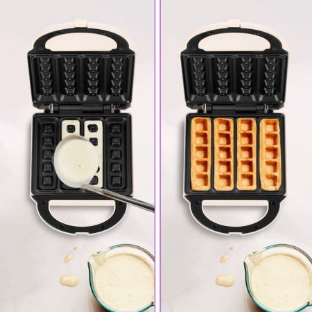 Belgian waffle waffle waffle KitFort KT-1696, 460 W, cord 0.7 m-3