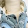 Jacket for dogs with flowers, s (DS 20 cm, ok 23 cm, og 32 cm), blue