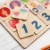 Developing wooden game "We count up to five"