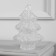 LED figure "Christmas tree" 7 × 21 × 7 cm, acrylic, 20 LED, AAX2 batteries (not in the kit), white glow