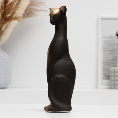 The figure "cat stands" black, 21cm-4