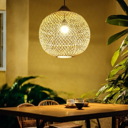Ceiling Lamp from Rotan "Gyan" 1x120W, E27, 40x40x45cm