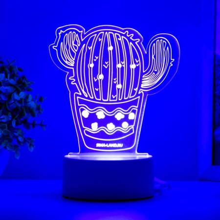 Light "Cactus" LED white 14x9.5x15 cm Risalux-5