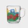 Mug "Blue Tractor. Numbers ", 250 ml, d = 7.2 cm, h = 9 cm, glass