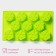 Silicone form for baking the shade "Snowflake", 30 × 17.5 cm, 11 cells, light color