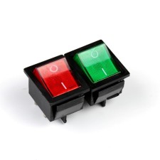 Button - switch, square, with backlight, mix