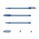 Ballic handle, node 0.7 mm, subtle letter, Erichkrause Neo Original, blue ink blue
