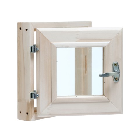 Window, 30 × 30cm, double glass of linden-7