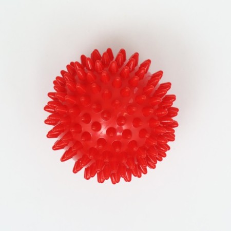 Toy "Massage ball", plastric, mix of flowers, 7.5 cm-1