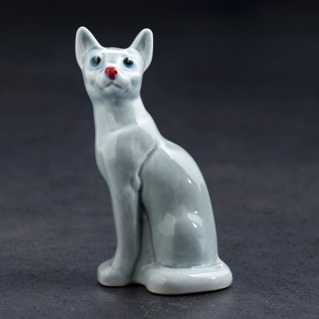 Porcelain figurine "Thai cat", 10 cm, mix