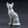 Porcelain figurine "Thai cat", 10 cm, mix