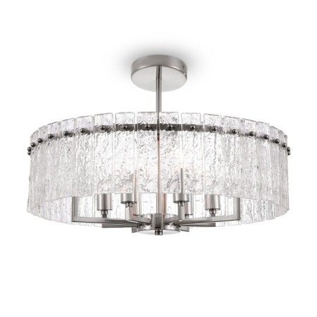 Luster 40W, 6HE14, 22x50 cm, Nickel-2