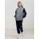 Vest for girls, height 128 cm, silver color