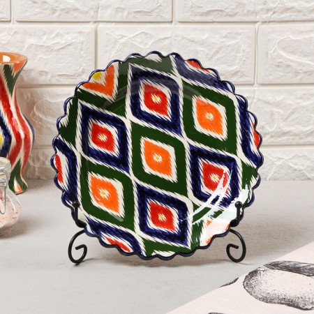 Plate of the Rishtan ceramics "Atlas" 23 cm Reente-3