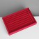 Stand for rings 7 stripes, phlock, 22.5 × 15 × 3 cm, bright pink color