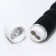 Vibrator with stimulation of the point G, 17 x 3.5 cm, black