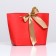 Gift package with a ribbon of 19 x 20 x 9 cm "Red"
