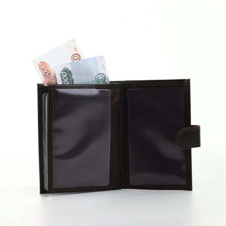 Cover for autoDocations and passports, department for bills, textura, brown color-9