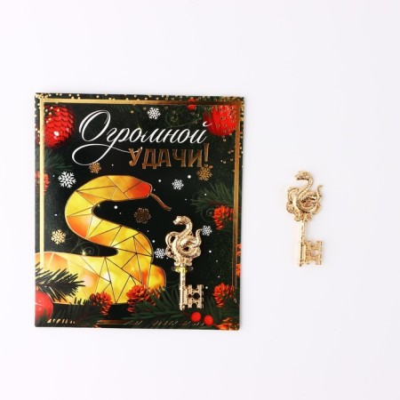 The souvenir key "Huge good luck", 2 x 5.1 cm-1