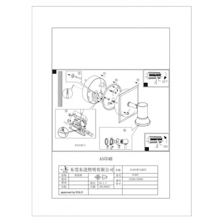 Tamara 3,3W GU10 IP44 lamp is white, chrome-2
