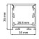 Feron, Cab256, 2 m, 2 m, white color profile