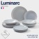 Service table Luminarc Diwali Granite, 18 items, D = 25/20/19, glass -ceramic, gray