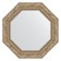 Mirror in the baguette frame, an antique silver vignette 85 mm, 60x60 cm