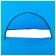 Tent winter machine, 1.8 x 1.8 m, white-blue color, without gender (PR-TNC-038-1.8)