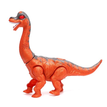 Dinosaur "diplod", the effect of smoke, lays eggs, with a projector, color orange color-1