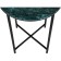 Journal table Volopas metal, malachite/black 48x48x60 cm