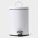Garbage bucket with pedal Stolz Stölz, 3 l, stainless steel, white color