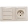 Block combined Gloss Sche GSL000276 Roset 3 keys, beige color