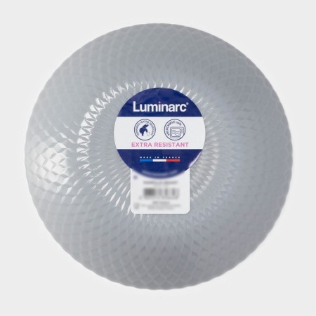Deep plate Luminarc Pampille Granit, 700 ml, D = 20 cm, glass ceramic, gray-3