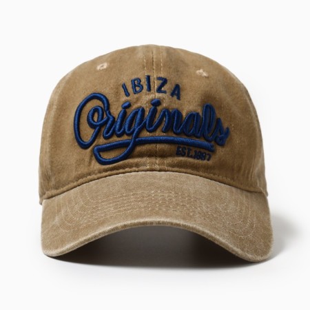 Men's cap "Ibiza", the color is light brown, rr 56-58-4