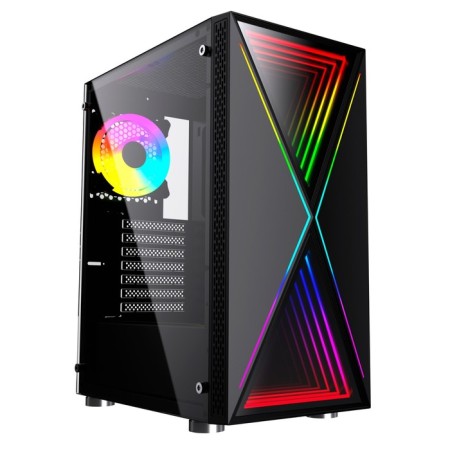 The GMNG GG-CC110 case without BP ATX 5x120mm 2x140mm 2xusb2.0 1xusb3.0 Audio Bott PSU