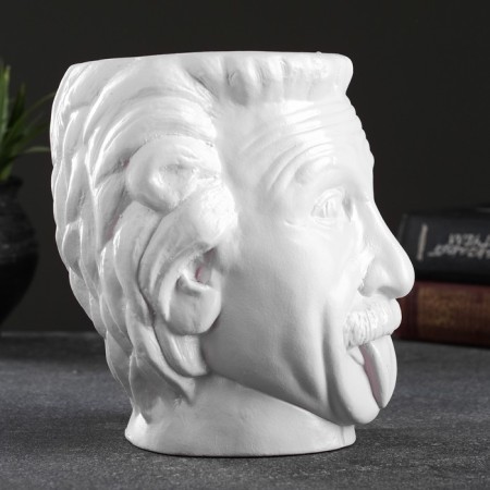Kashpo - organizer "Einstein" white, 1.6l/ 16x15cm-3
