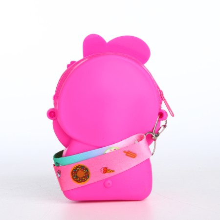Bag's bag with lightning, raspberry color-1