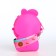Bag's bag with lightning, raspberry color