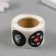 Stick Paper "Love" d = 2.5 cm 252 pcs in roll