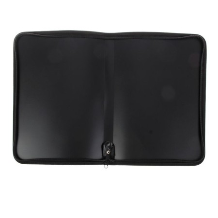 Plastic folder A4, 325 x 230 x 25 mm, lightning around, calligrata "office", PM-A4-11, 0.5 mm, color, texture "sand", black black-1