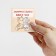 Cards-Mini "Micper New Year", cats, 7 x 7 cm, New Year
