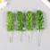 Artificial succulent for creating Florarium "Cleaning Morgan" set 4 pcs 6x11 cm