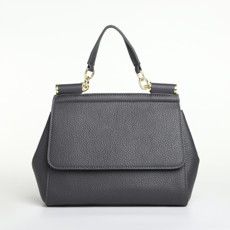 Women's bag on the magnet Textura, small size, color gray