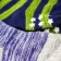 Socks anti-slip children's, blue/green color, size 8-10 (0-12 months)-2 pairs