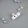 LED beads "Stars", 80 cm, LED (1608) -16-4.6V, AG13X3 (in the set), 3 dir, glow warm white